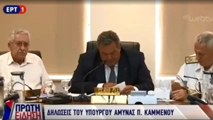 Οι δηλώσεις του υπουργού Εθνικής Άμυνας Πάνου Καμμένου